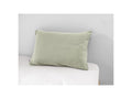 Gaia - Funda de almohada - Doble gasa de algodón - Verde agua