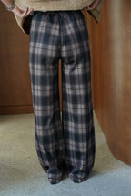 Sacha Check Trousers Black/Brown