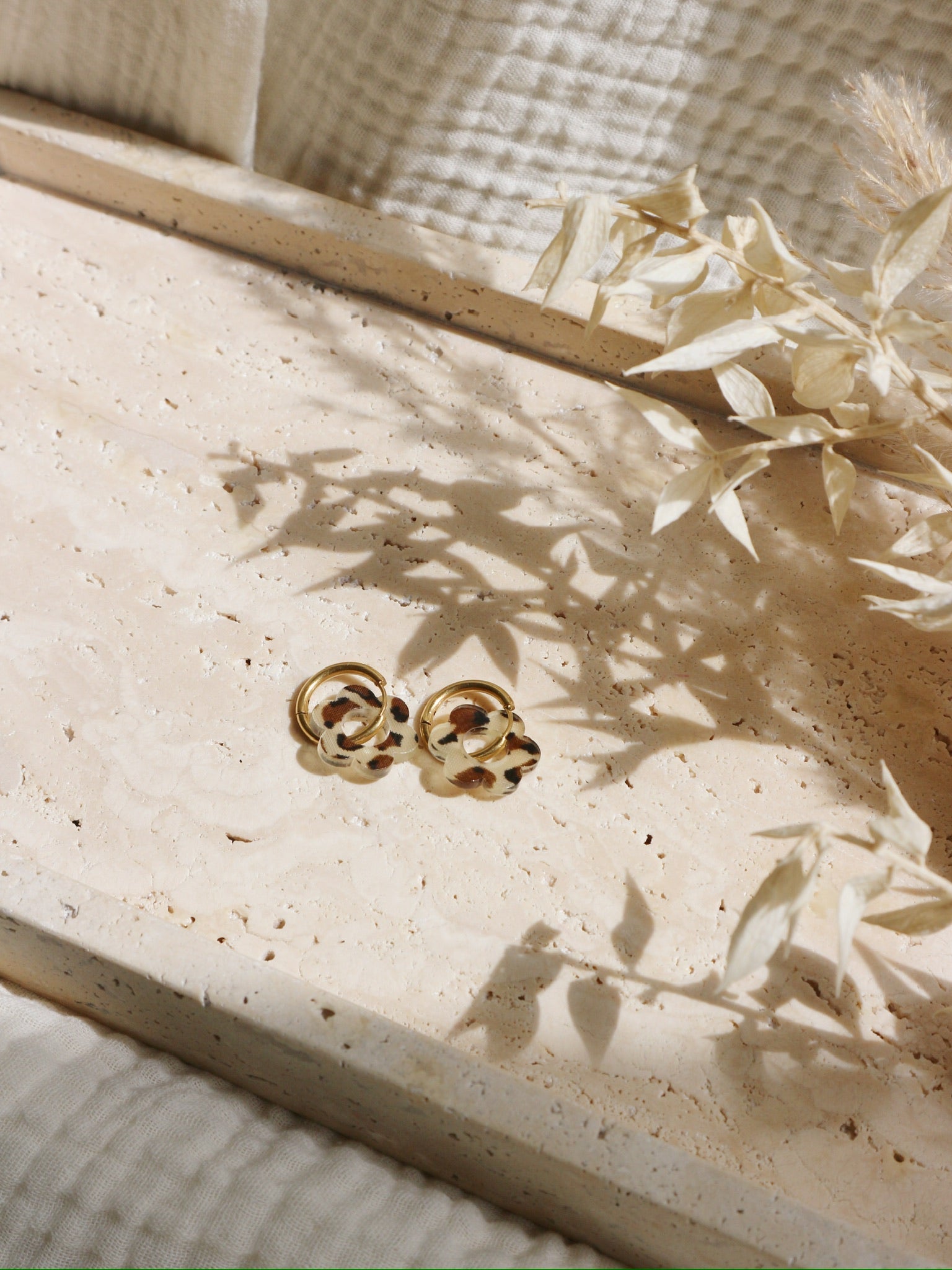 Boucles D'Oreille Fleur Graou