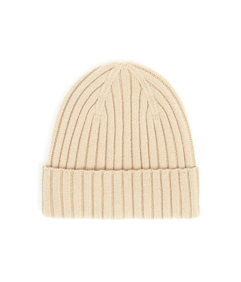 Bonnet Cotelé - Uni Beige