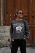 Simon T-Shirt Anthracite Inscription