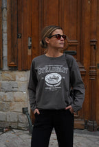 Simon T-Shirt Anthracite Inscription