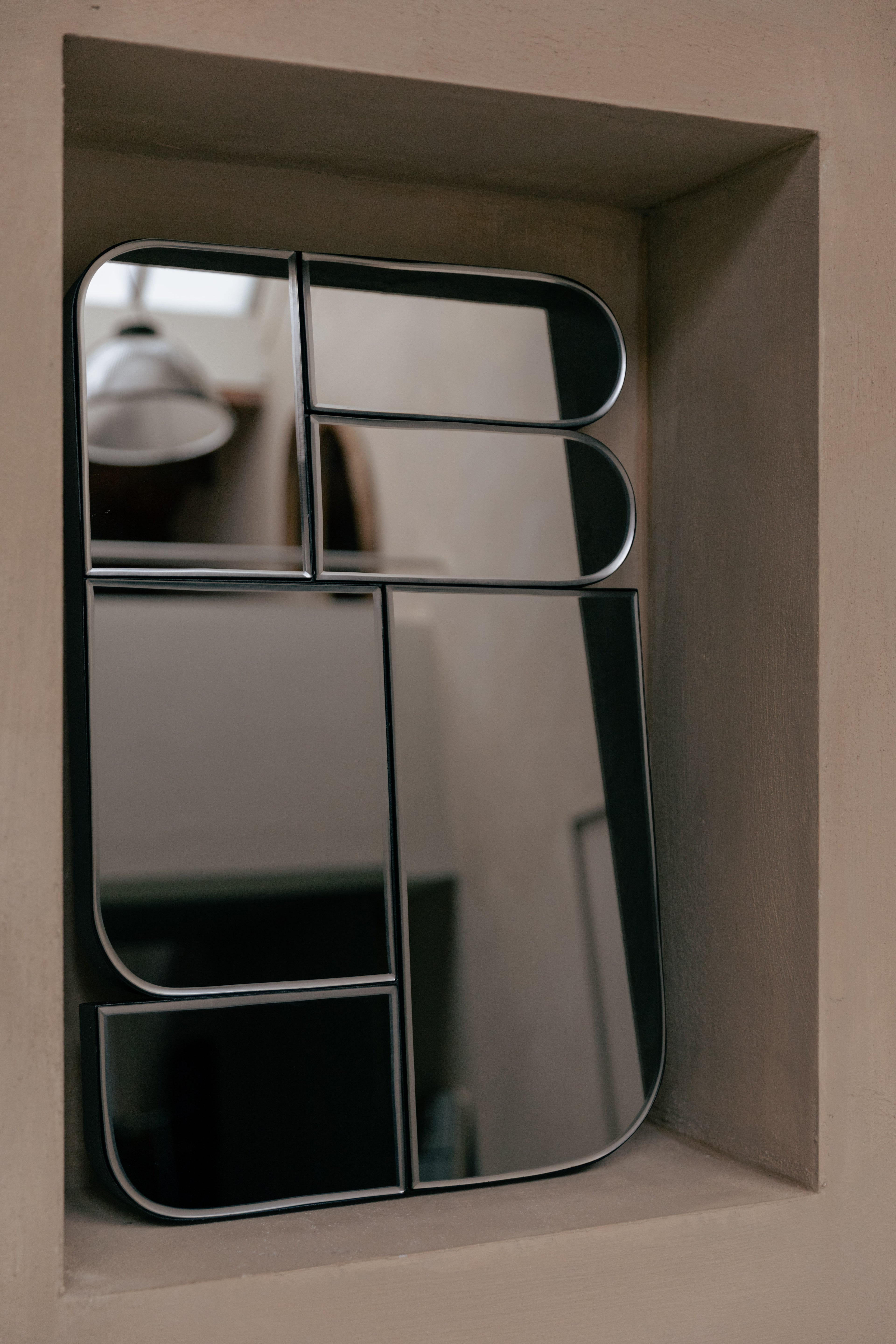 Glamor - Mirror - Iron - Dark Brown