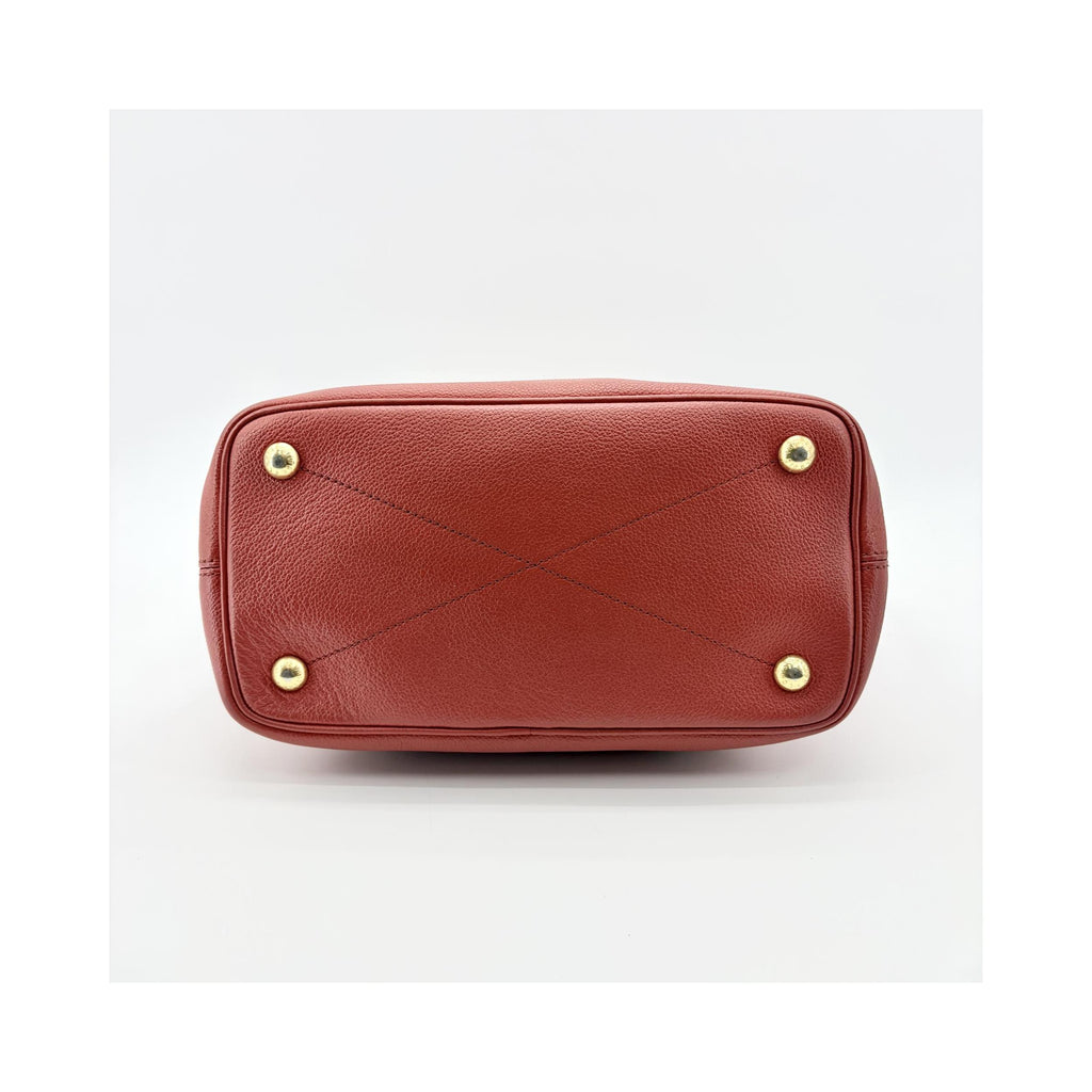 Borsa a mano Louis Vuitton Citadine PM in pelle - rosso