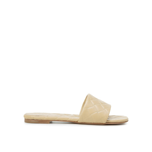 Sandales En Cuir Bottega Veneta Amy - Femme - Beige