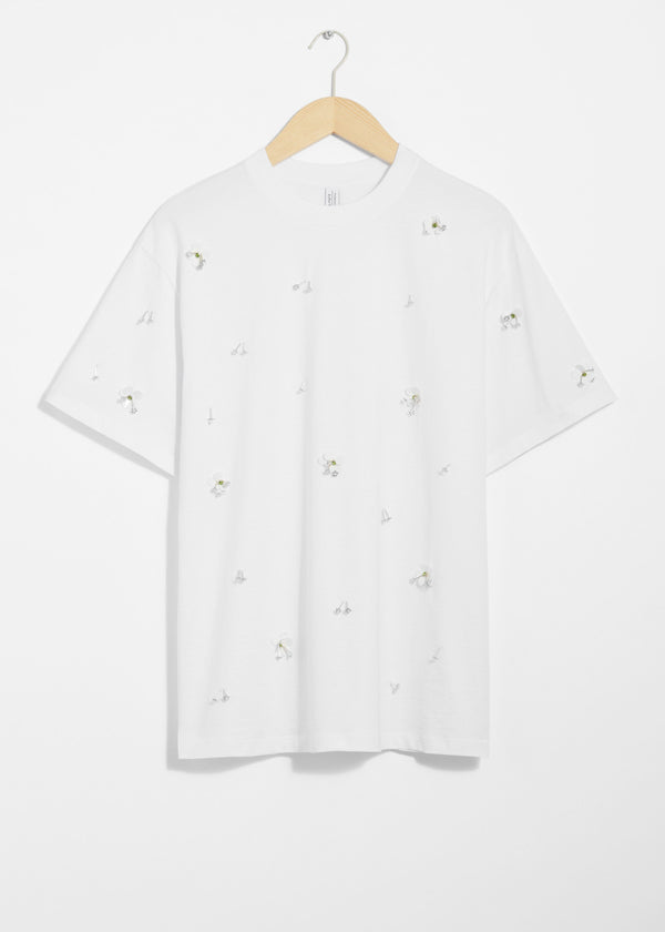 T-Shirt Pa John - Blanc