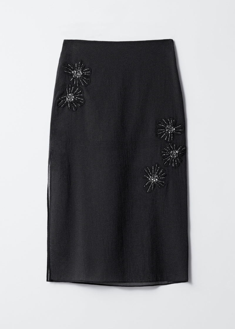 Falda Pa Cauline Falda midi - Negro - Mujer
