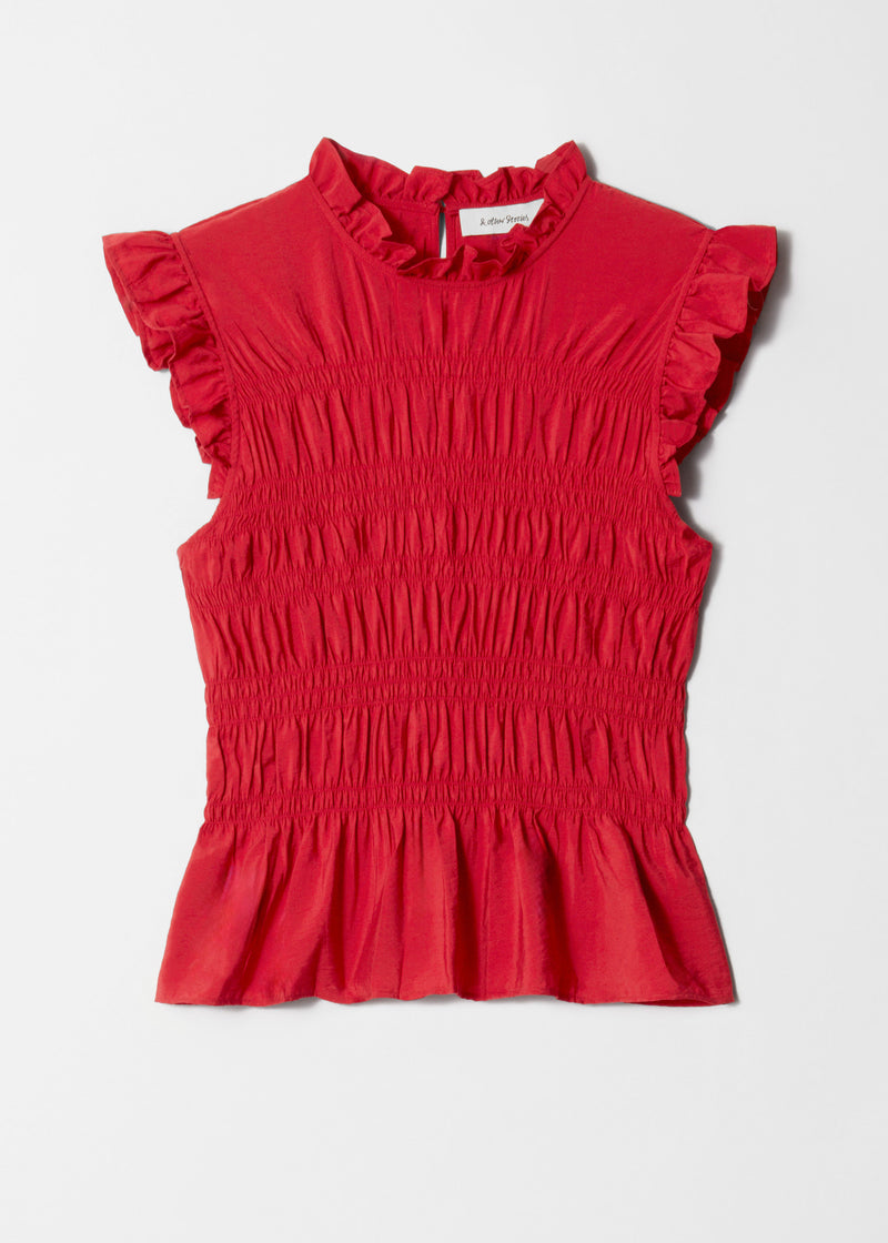 Top Pa Afia Printed Top Speed - Red - Women