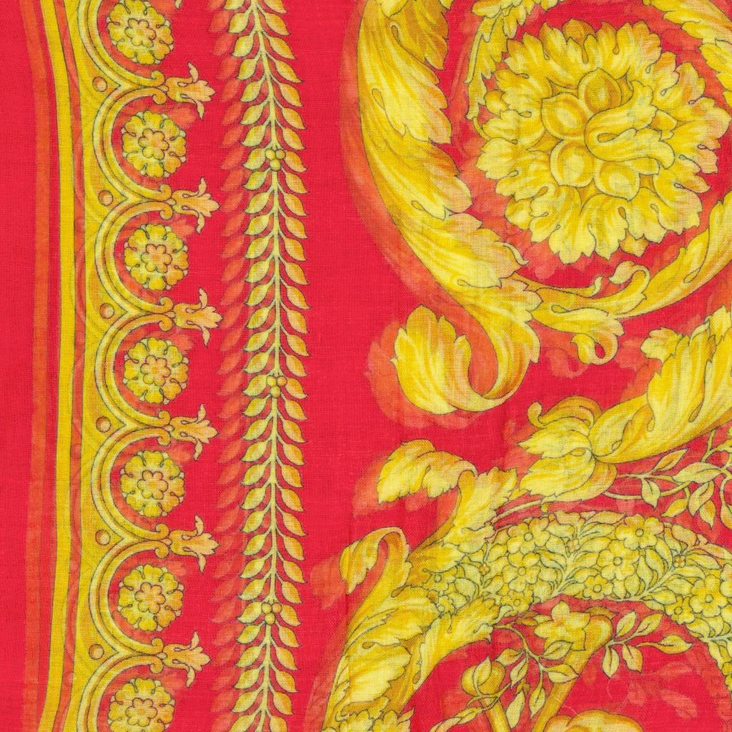 Versace - Bufanda cuadrada - Mujeres - Rojo