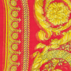 Versace - Bufanda cuadrada - Mujeres - Rojo