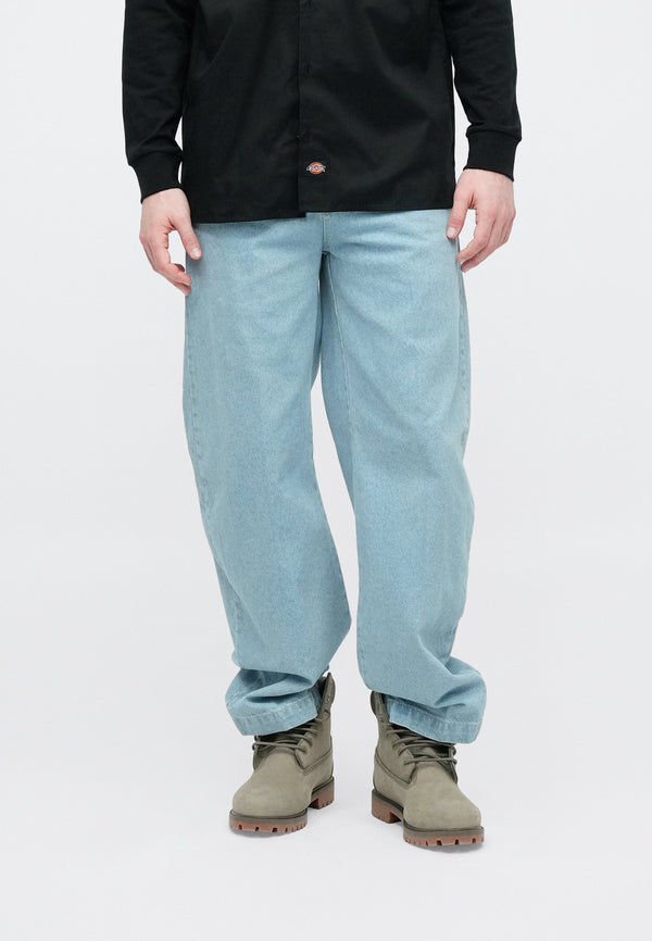 Jeans boyfriend 877 a gamba a botte - Blu invecchiato vintage - Uomo
