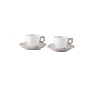 Set Of 2 Espresso Cups With Saucers "Everyday"