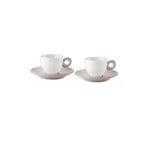 Everyday - Set De 2 Tasses à Café Avec Sous-Tasses