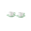 Set Of 2 Espresso Cups With Saucers "Everyday"