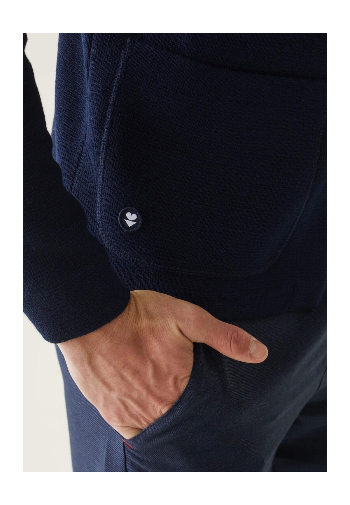 Gilet Eloi En Maille - Marine
