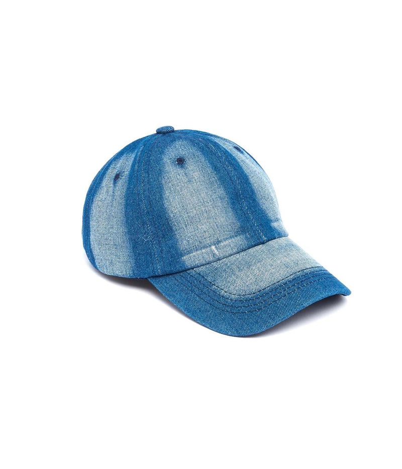 Casquette Unie - Bleu Effet Denim