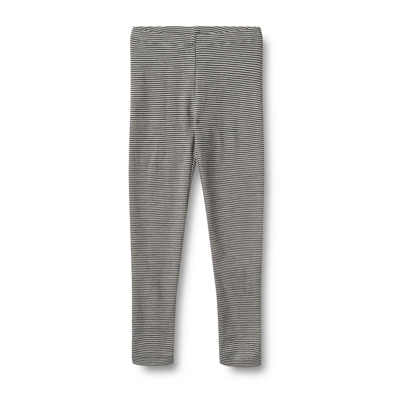 Leggings de lana Agi - Rayas Marinas - Niños