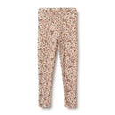 Agi Wool Leggings - Rose Flowers - Children
