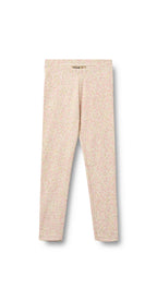 Leggings in jersey Jules - Fiori corallo