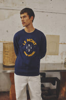 Pull Université - Navy - Homme