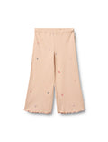 Pantalón de punto Ela - Flores rosas