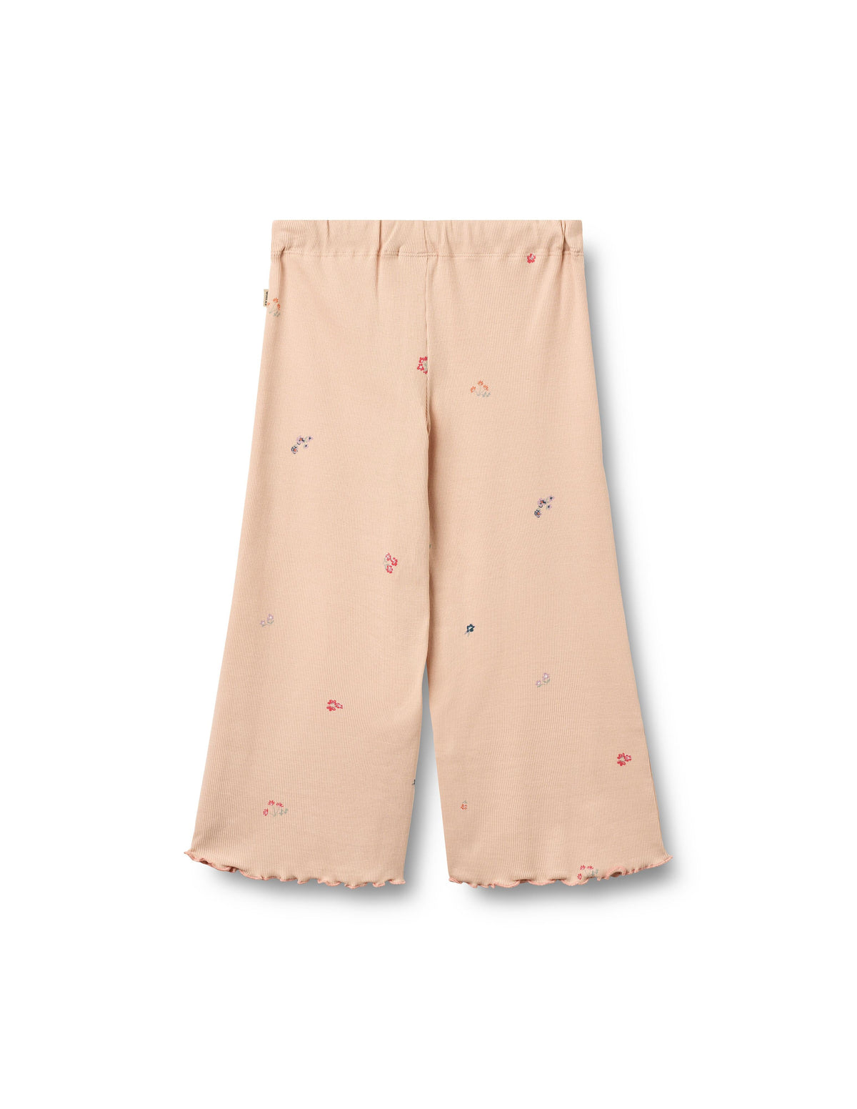 Pantalón de punto Ela - Flores rosas