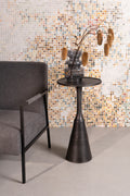 Noah - Side Table - Aluminum - Antique Black