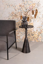 Noah - Side Table - Aluminum - Antique Black