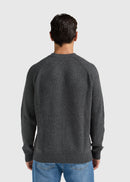 Suéter De Cuello Redondo Con Cuello Redondo - Antracita