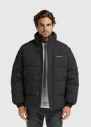 Veste Seersucker Puffer - Black