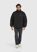 Veste Seersucker Puffer - Black