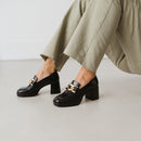 Jonak - Mocassins Valet Cuir  - Noir