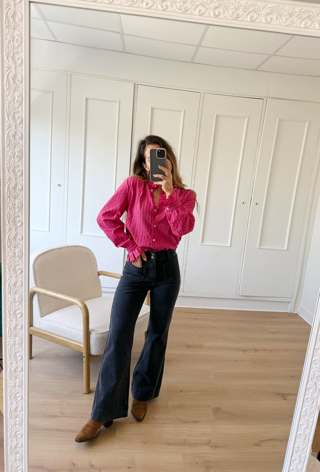 Elenette Anthracite Grey Jeans