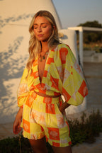 Colette Amarillo - Conjunto Estampado