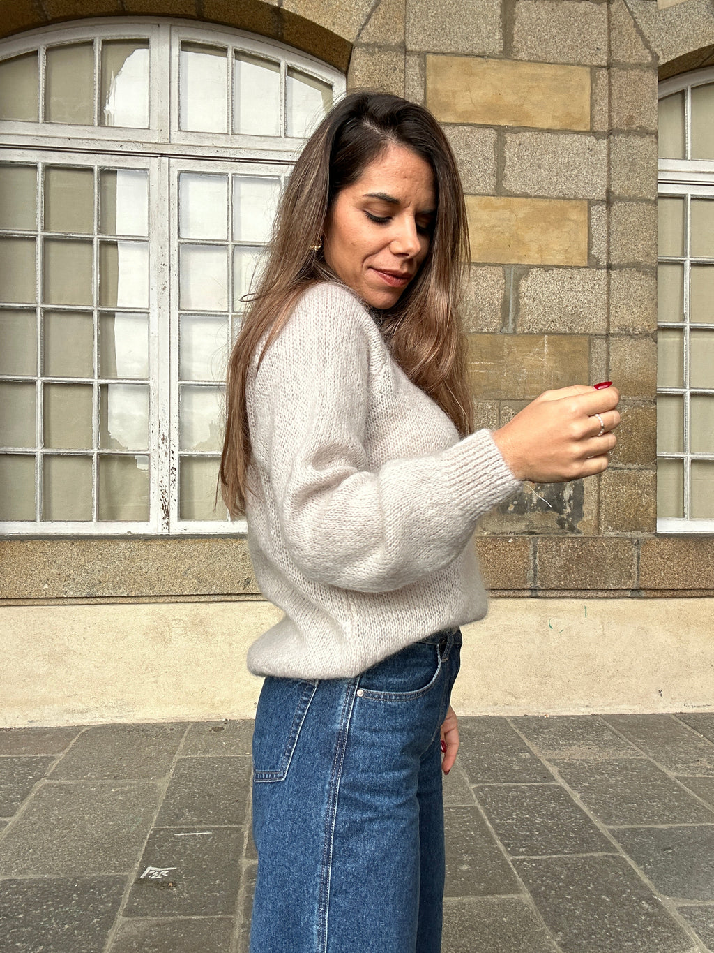Anna taupe jumper