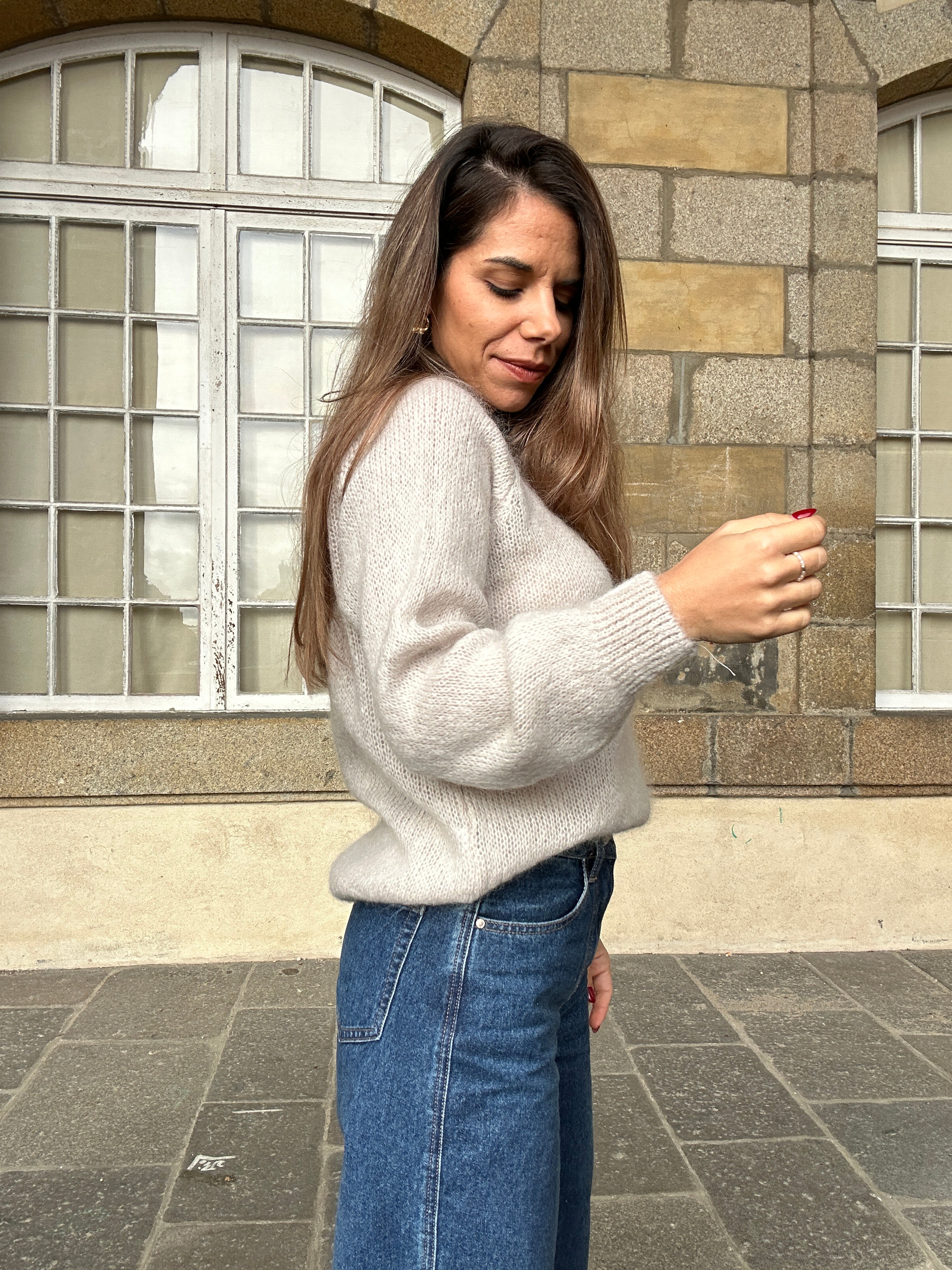 Anna taupe jumper