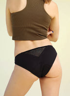 Pack of 2 Anna Lace Briefs Medium Flow - Black