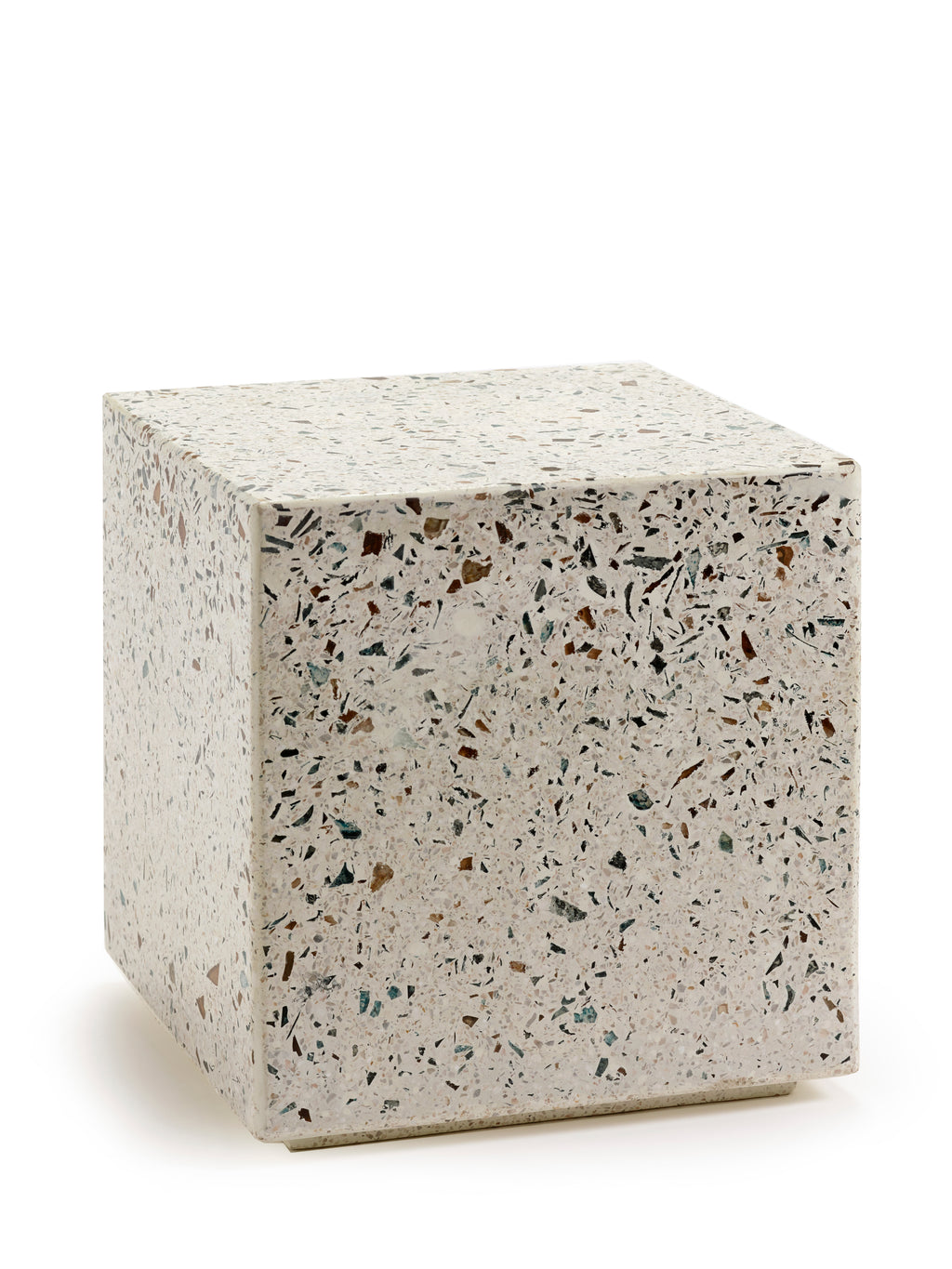Pawn - Table D'appoint - S - Terrazzo - Blanc