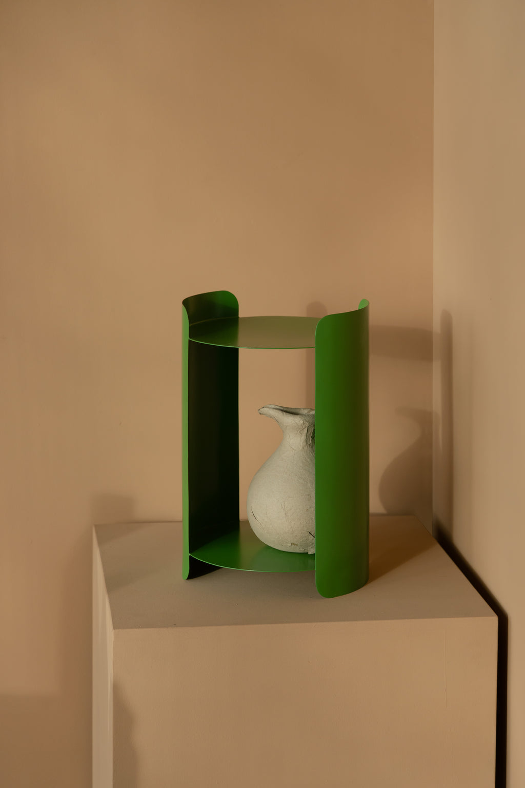 Navagio - Side Table - Metal - Green