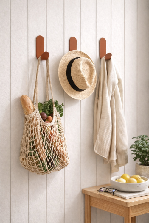 Lot De 3 Patères Le Malin - Terracotta