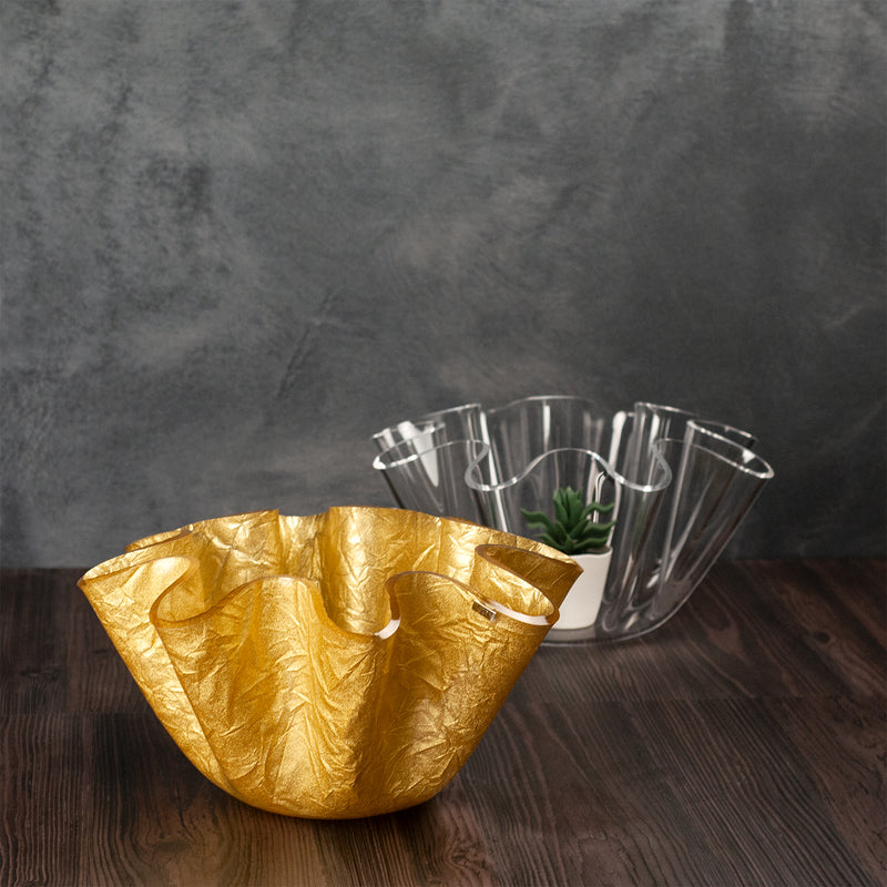 Soft - Petit Centre de Table et Porte-bouteilles - Or