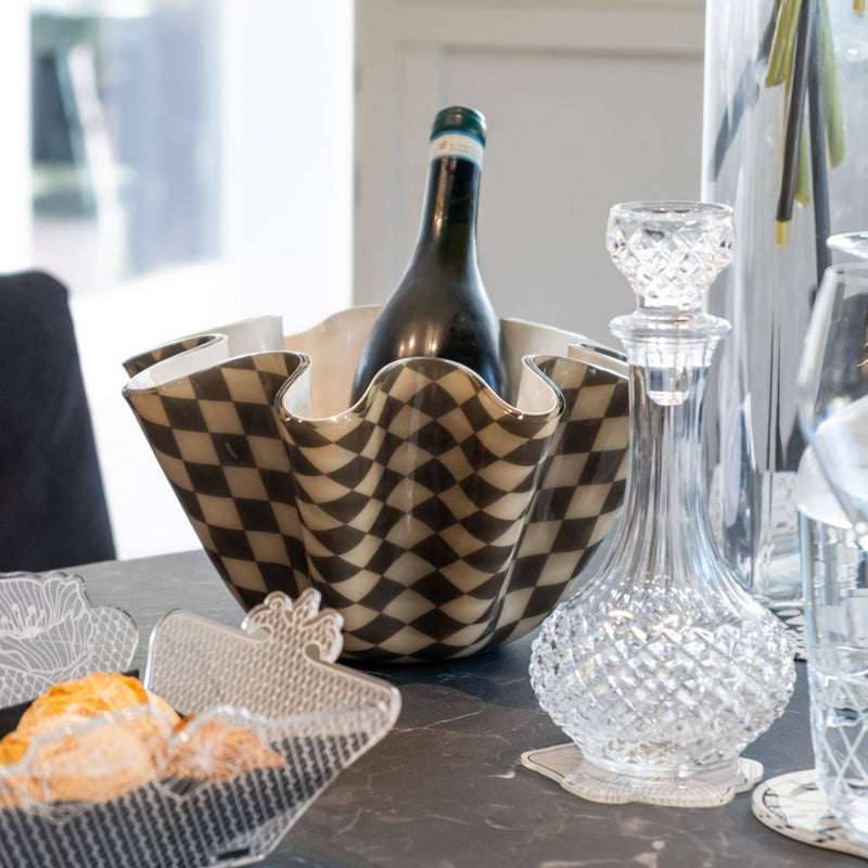 Soft - Petit Centre de Table et Porte-bouteilles - Foulard