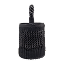 Almeria Black Large Bucket Bag