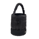 Almeria Black Large Bucket Bag