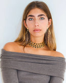 Chocker Triple Borea Granate