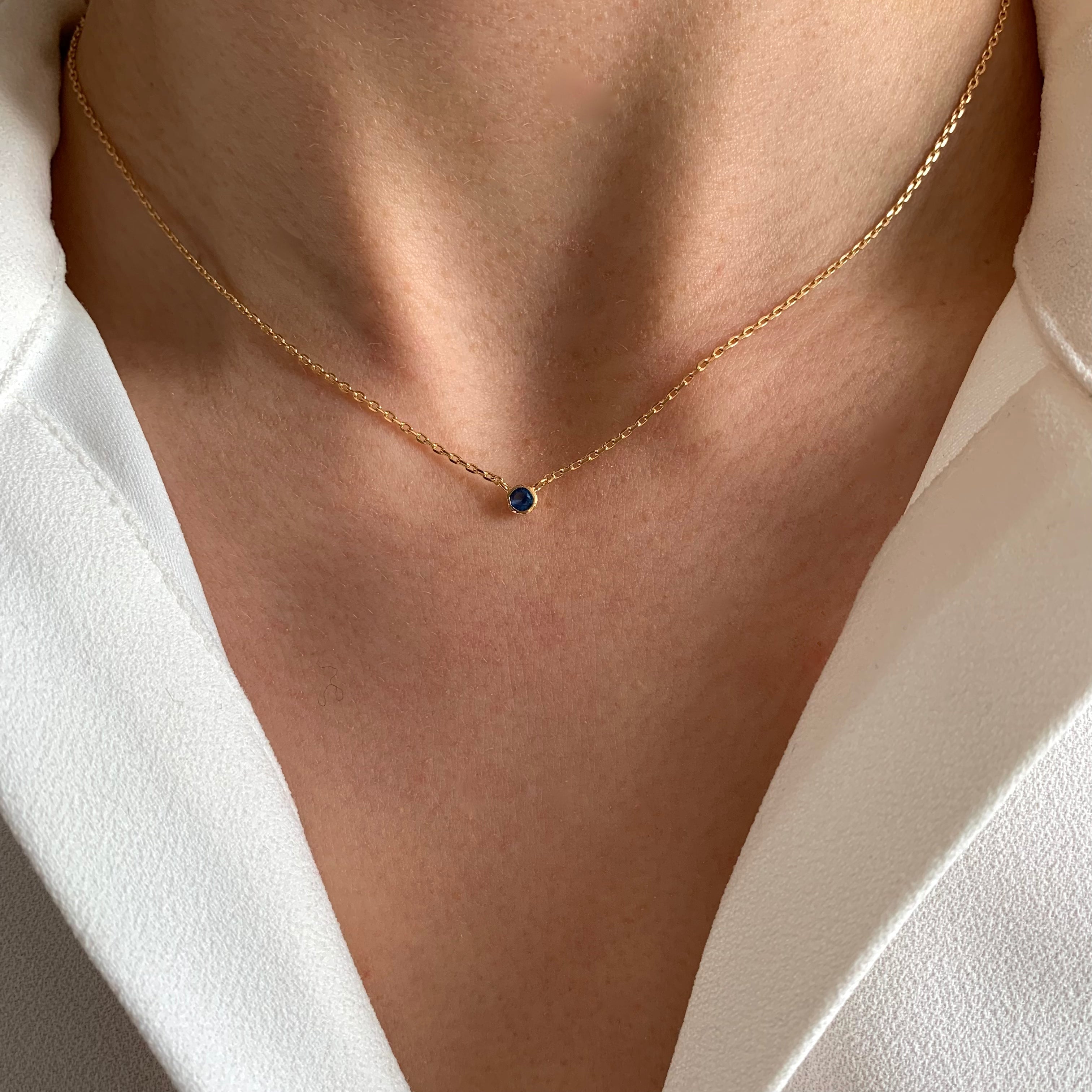Collier Éclat Bleu
