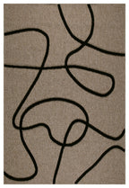 Alfombra Palma 9494 negro: PAL9494NOI Alfombras Nazar