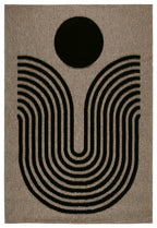 Alfombra Palma 9499 negro: PAL9499NOI Alfombras Nazar