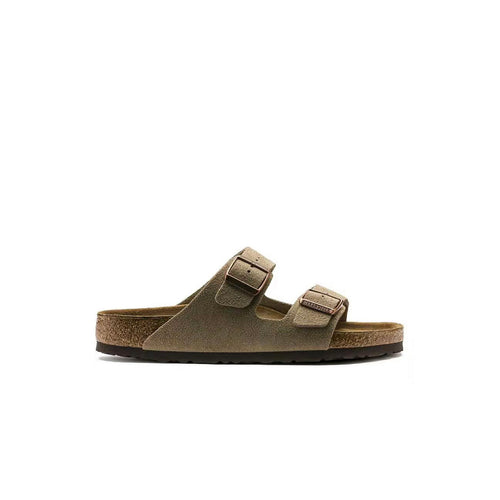 Birkenstock Arizona Soft Footbed Suede Taupe - Gris