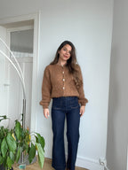 Maille En Laine Bianca Camel